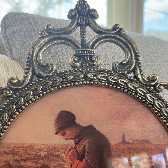 Vintage The Angelus" by Jean-François Millet Gold Framed Art Print - Picture 8 of 9